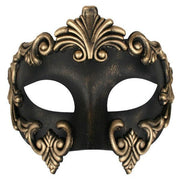 Lorenzo Gold Eye Mask | Buy Online - The Costume Company | Australian & Family Owned 