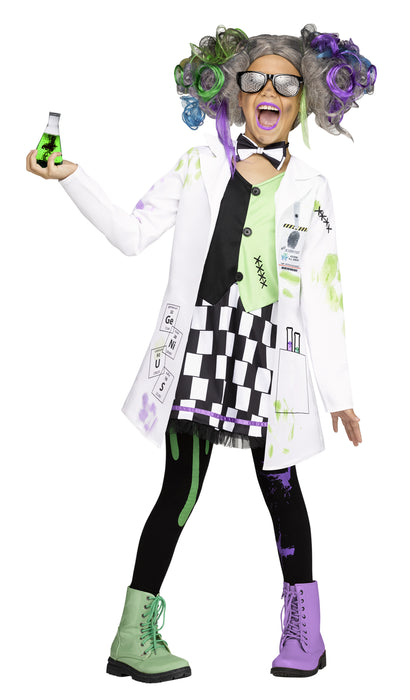 Mad Scientist Tween Deluxe Costume