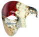 Maestro Red and Gold Eye Mask - The Costume Company