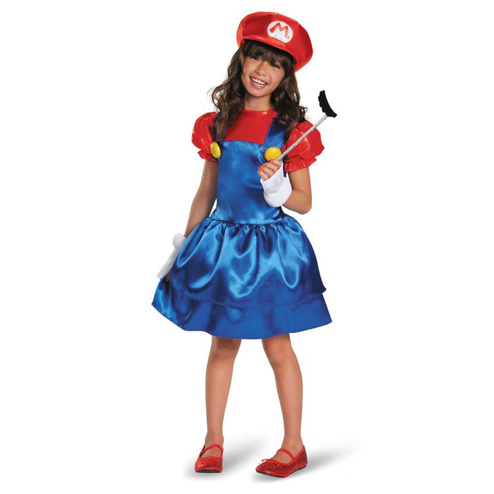 Mario Skirt Version Child Costume - Buy Online Only