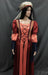 Medieval Apricot and Navy Princess Satin Dress - Hire - The Costume Company | Fancy Dress Costumes Hire and Purchase Brisbane and Australia
