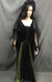 Medieval Black Dress with Chiffon Sleeves - Hire - The Costume Company | Fancy Dress Costumes Hire and Purchase Brisbane and Australia