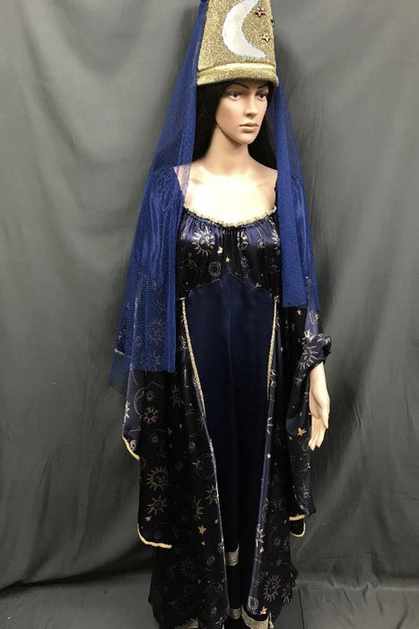 Medieval Blue Witch or Wizard Dress - Hire - The Costume Company | Fancy Dress Costumes Hire and Purchase Brisbane and Australia