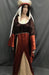 Medieval Burgundy and Brown Noble Lady Dress - Hire - The Costume Company | Fancy Dress Costumes Hire and Purchase Brisbane and Australia