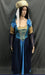 Medieval Light Blue Dress with Gold and Chiffon Sleeves - Hire - The Costume Company | Fancy Dress Costumes Hire and Purchase Brisbane and Australia