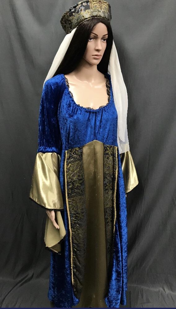 Renaissance Costume Adult Juliet Medieval Maiden Princess Queen Fancy Dress