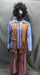 60-70s Mens Hippie Costume - Brown Tassel Vest with Coloured Flares - Hire - The Costume Company | Fancy Dress Costumes Hire and Purchase Brisbane and Australia