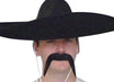 Mexican Western Moustache Black - The Costume Company