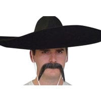 Mexican Western Moustache Grey