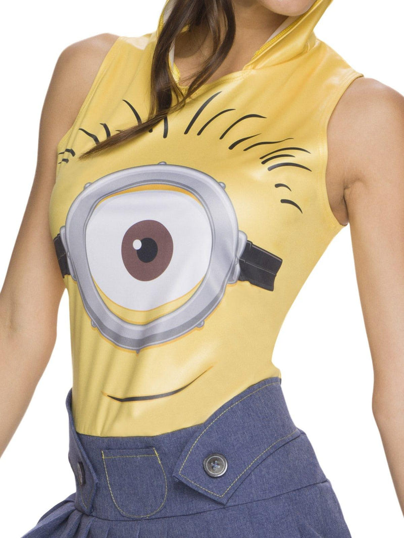 Minion Face Dress Adult Costume 