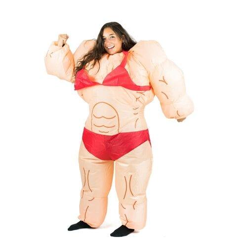 Musclewoman Inflatable Costume
