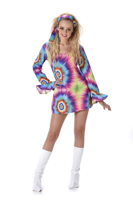 Neon Tye Dye Dress | Buy Online - The Costume Company | Australian & Family Owned  