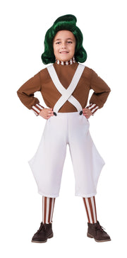 Oompa Loompa Roald Dahl Child Costume  