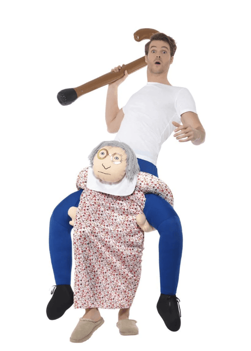 Piggyback Grandma Costume | Buy Online - The Costume Company | Australian & Family Owned 