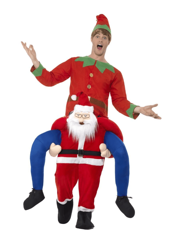 Piggyback Santa Costume 