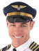 Pilot Hat - Navy Blue with Wings - The Costume Company | Fancy Dress Costumes Hire and Purchase Brisbane and Australia