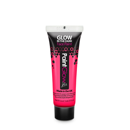 Pink Paint Glow in the Dark Face Paint Pro 12ml