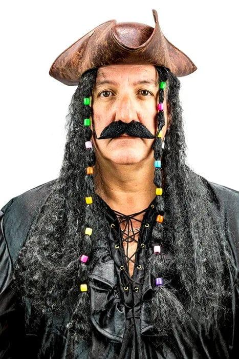 Pirates of the Caribbean Inspired Tricorn Hat with Hair 