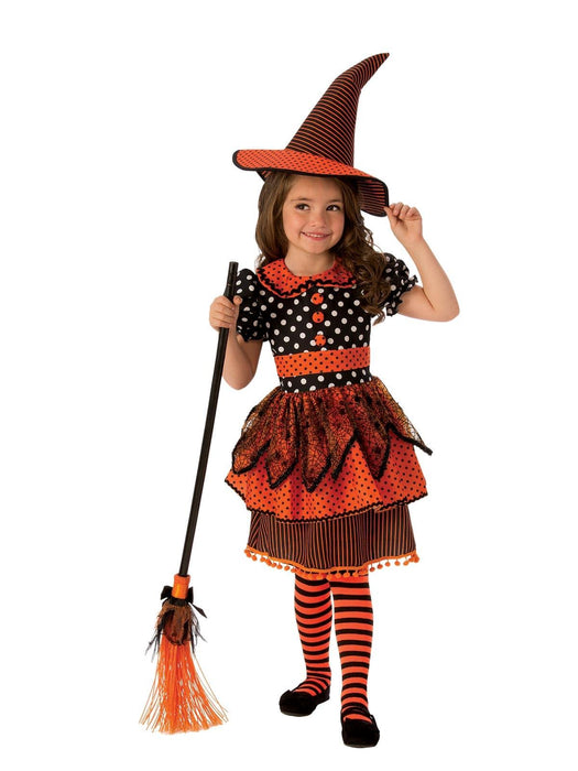 Polka Dot Witch Child Costume - The Costume Company