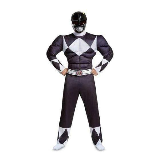 Power Ranger Black Deluxe Costume - The Costume Company