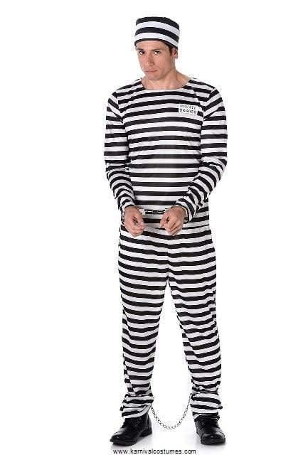 Male Prisoner Costume | Buy Online - The Costume Company | Australian & Family Owned  