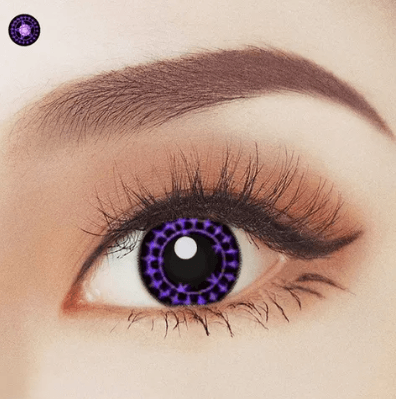 Purple Pentagram 1 Year Contact Lenses