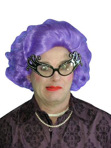 Purple Rinse Edna Style Wig 
