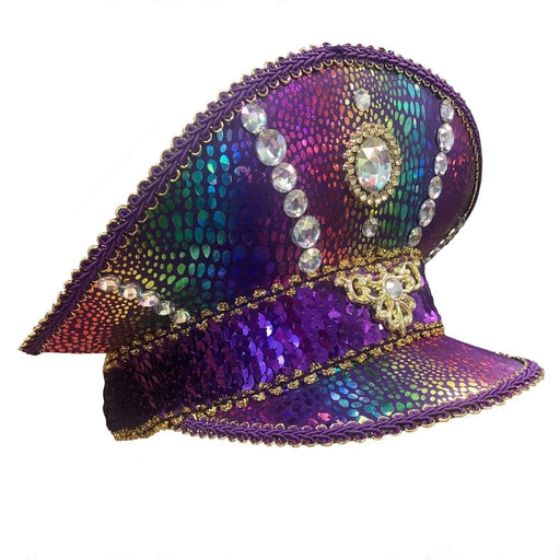 Purple Visor Festival Hat - The Costume Company