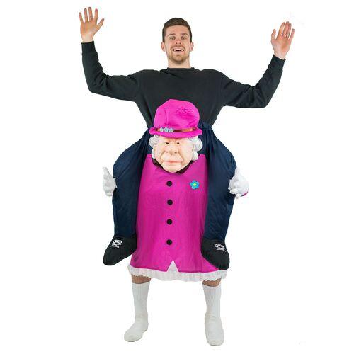 Queen Elizabeth Piggyback Costume | Buy Online - The Costume Company | Australian & Family Owned 