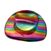 Rainbow Cowboy Hat - Mardi Gras Costume- Festivals and Parties