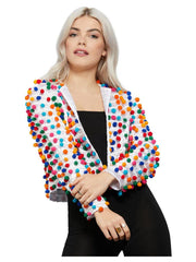 Rainbow Tinsel Jacket- Mardi Gras Accessories- Festivals