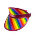 Rainbow Sun Visor | Buy Online - The Costume Company | Australian & Family Owned 