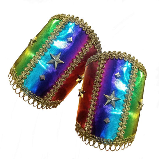 Rainbow Wrist Cuffs