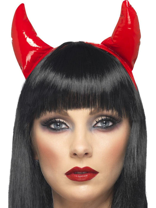 Red Devil Horns Headband - Buy Online Only - The Costume Company