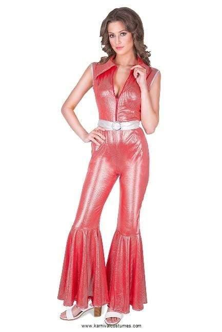 Red Disco Diva Jumpsuit 
