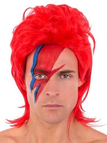 Red Mullet Pop Star Style Wig - Buy Online - The Costume Company | Australian & Family Owned 