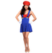 Red Plumber Girl Costume 