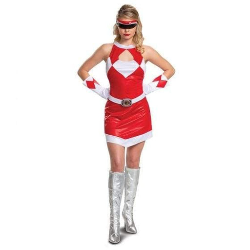 Red Power Ranger Costume - Buy Online Only - The Costume Company