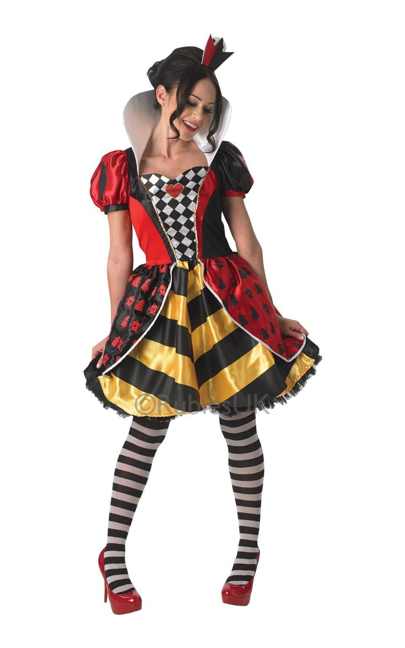 Red Queen Of Hearts Adult Costume 
