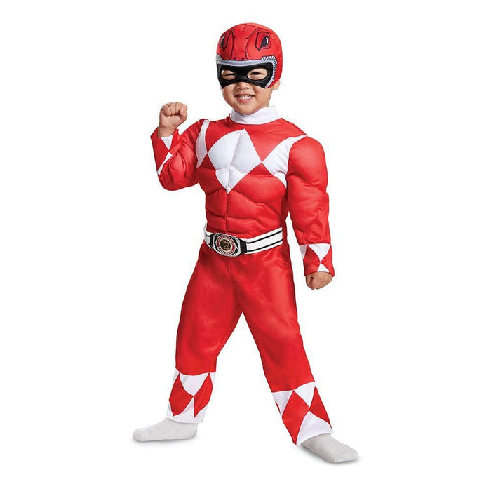 Power Ranger Red Deluxe Toddler Costume - Buy Online Only