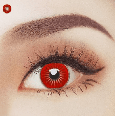 Red Water 1 Year Contact Lenses | Buy Online - The Costume Company | Australian & Family Owned