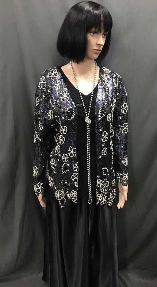 Roaring 20's Sequin Jacket with Long Skirt - Hire - The Costume Company | Fancy Dress Costumes Hire and Purchase Brisbane and Australia