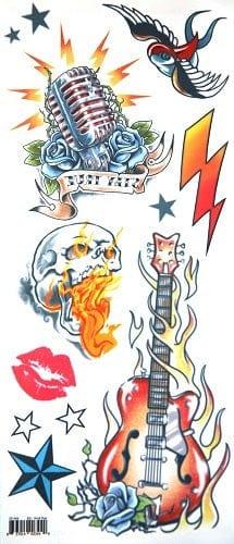 Rock Star Sold Our Souls Temporary Tattoo - The Costume Company