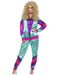 Shell Suit 1980s Height of Fashion Blue and Purple - Buy Online Only - The Costume Company