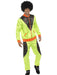 Shell Suit 1980s Tracksuit, Neon Green & Black - The Costume Company