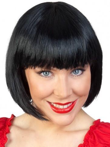 Short Black Bob Wig - Buy Online - The Costume Company | Australian & Family Owned 