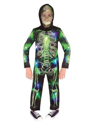 Skeleton Glow In The Dark Child Costume - The Costume Company