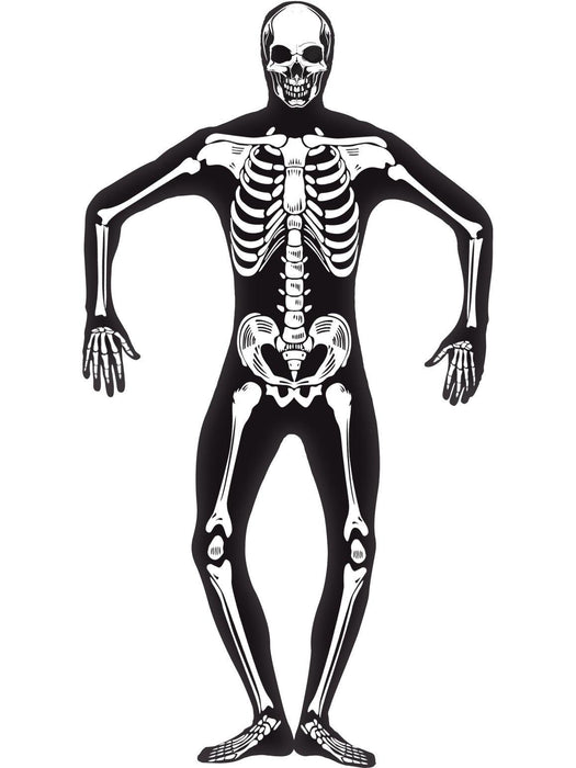 Skeleton Glow Second Skin Glow In The Dark Costume - Buy Online Only - The Costume Company