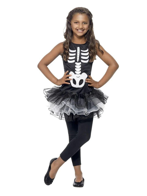 Skeleton Tutu Tween Costume - The Costume Company