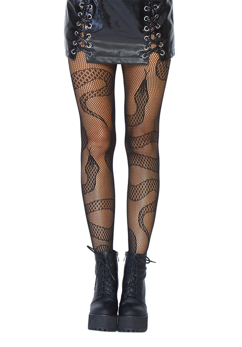 Snake Fishnet Stockings | Buy Online - The Costume Company | Australian & Family Owned 